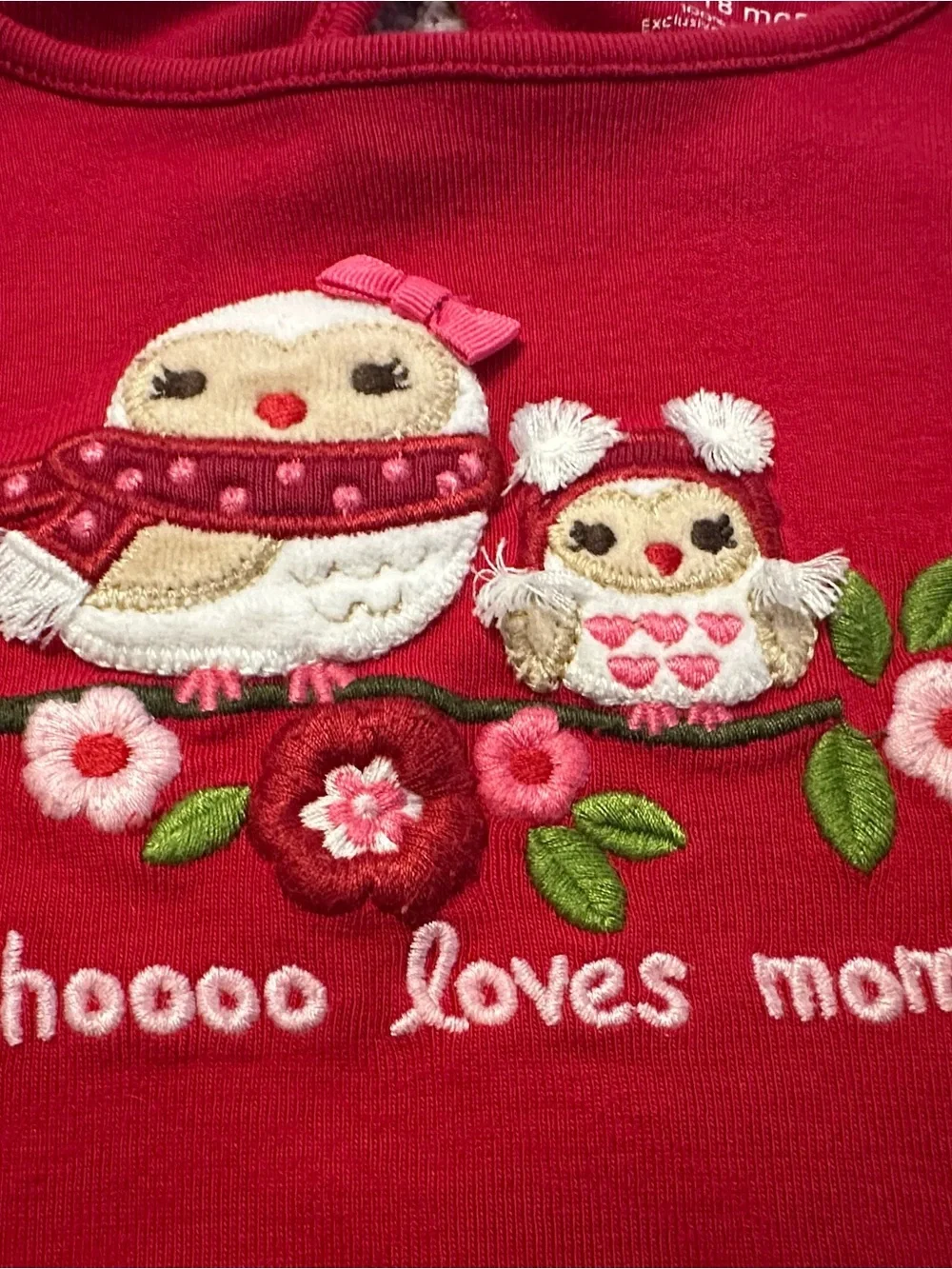 🦉 Vintage Gymboree Owl Holiday Top & Leggings Set 12-18M Christmas EUC